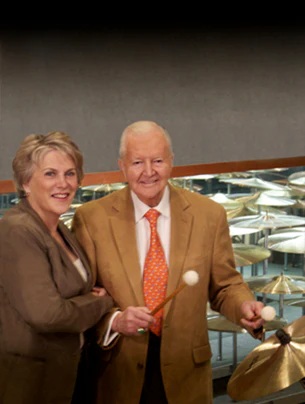 Craigie Zildjian and Vic Firth